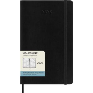 Moleskine Planner 2026 12m Soft L Måned Notat - Black