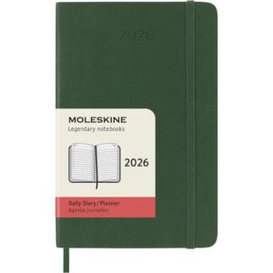 Moleskine Planner 2025 12m Soft P Dag - Myrtle Green