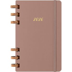 Moleskine Planner 2026 Spiral Solar 12m Hard L - Almond