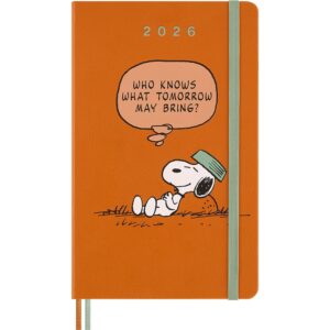 Moleskine Planner 2026 12m Hard L Uke Notat - Peanuts