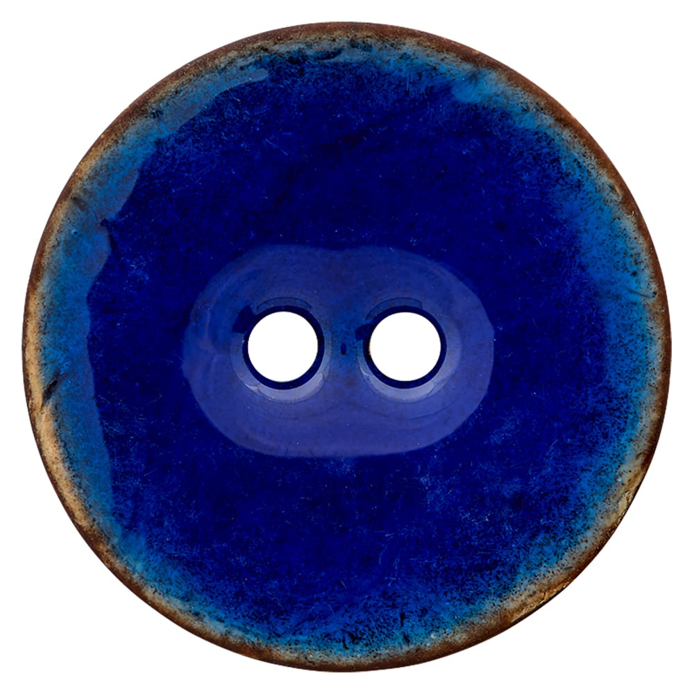 Knapp 48611 2-hull - 30mm - 68 Mørk blå