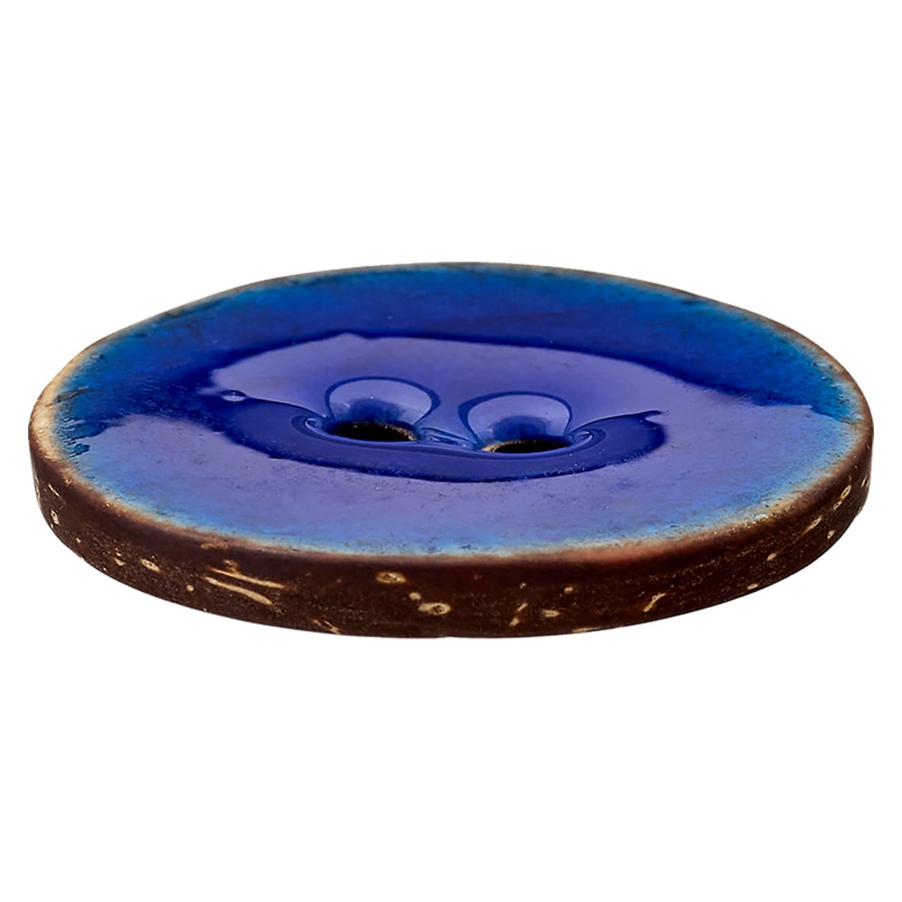 Knapp 48611 2-hull - 30mm - 68 Mørk blå - Bilde 2