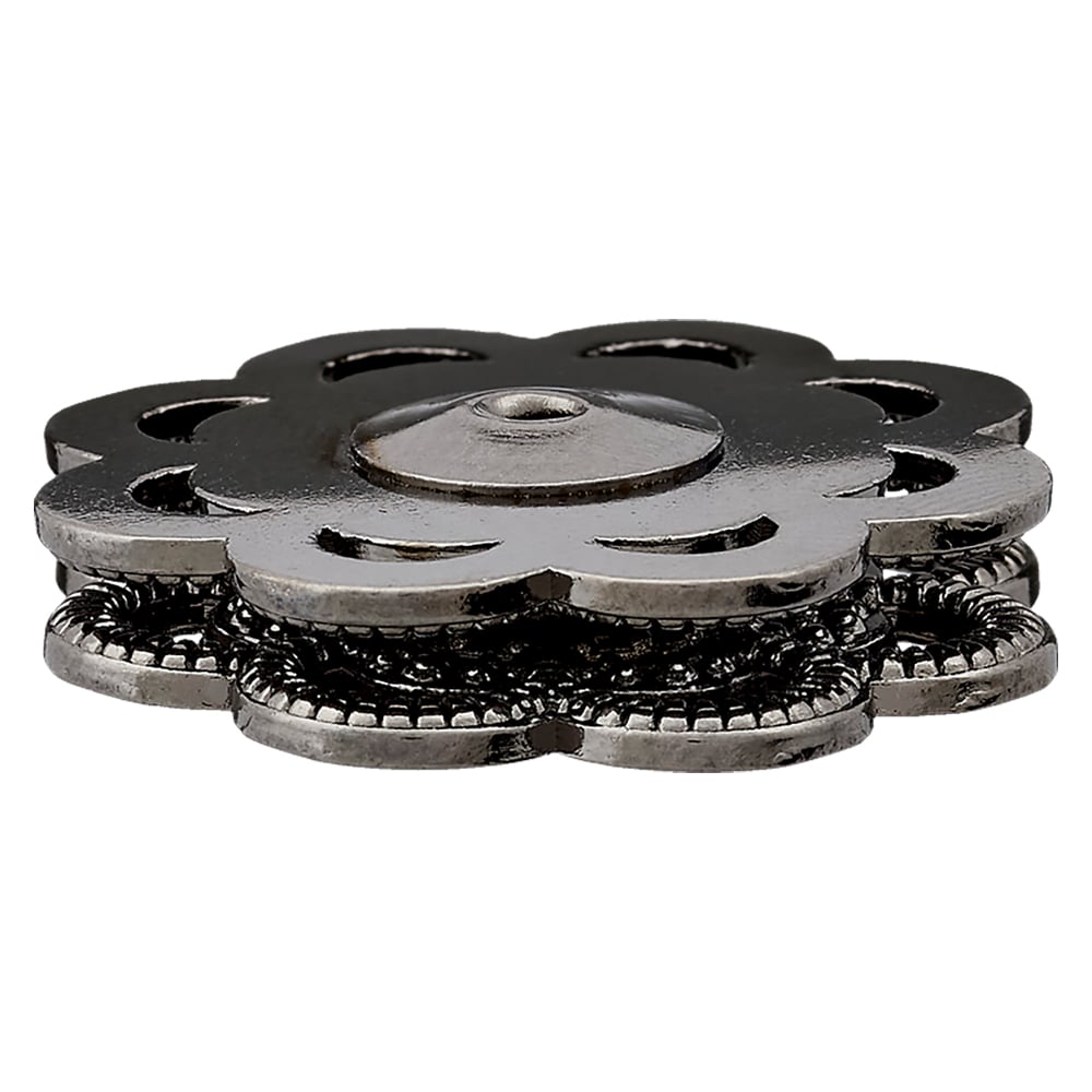 Trykknapp 501179 Blomst - 28mm - 835 Titan - Bilde 2