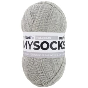 Myboshi Mysocks Sokkegarn 100g - Light grey