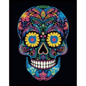 Diamond Dotz - Neon Noir - Neon Sugar Skull