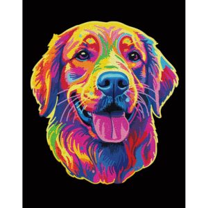 Diamond Dotz - Neon Noir - Neon Golden Retriever