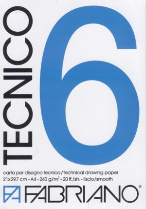 Fabriano Tecnico 6 240G 50X70Cm - 20 ark