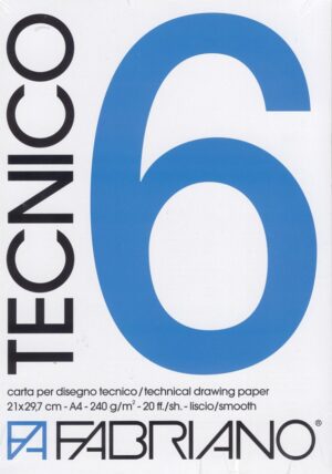 Fabriano Tecnico 6 240G 35X50Cm - 20 ark