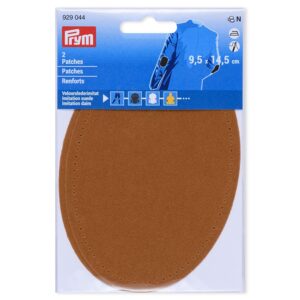 Prym Strykelapp imitert semsket skinn  2stk - Kamel
