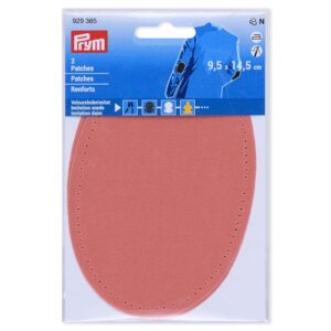 Prym Strykelapp imitert semsket skinn  2stk - Rose