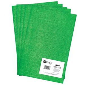 dpCraft Hobbyfilt polyester - A4 5stk - Grønn