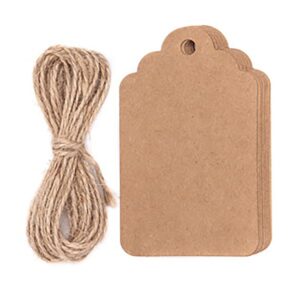 dpCraft Kraft Tags m/snor 12stk - Skilt