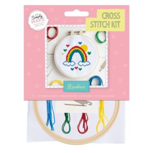 dpCraft Broderisett korssting - Regnbue