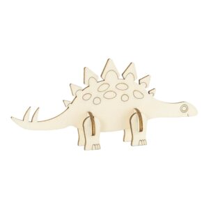 Figursett i tre 1stk Dinosaur - Stegosaurus
