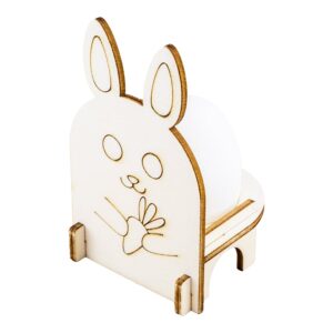 Figursett i tre 1stk Eggeglass - Hare