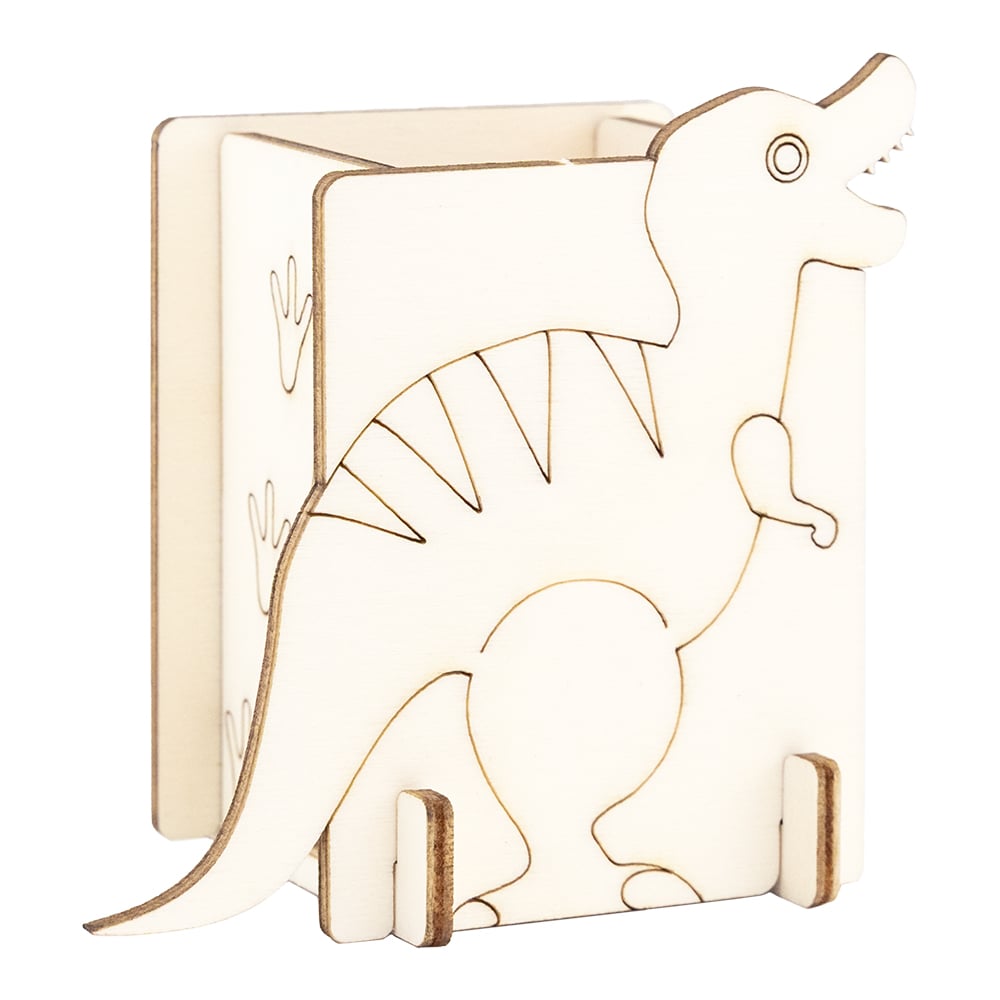 Figursett i tre Penneholder - Dinosaur