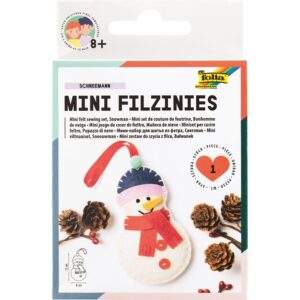 Folia Filtfigur Mini sysett - Snømann