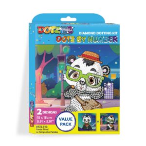 Diamond Dotz Dotzies - Dotz by number - Panda Time!