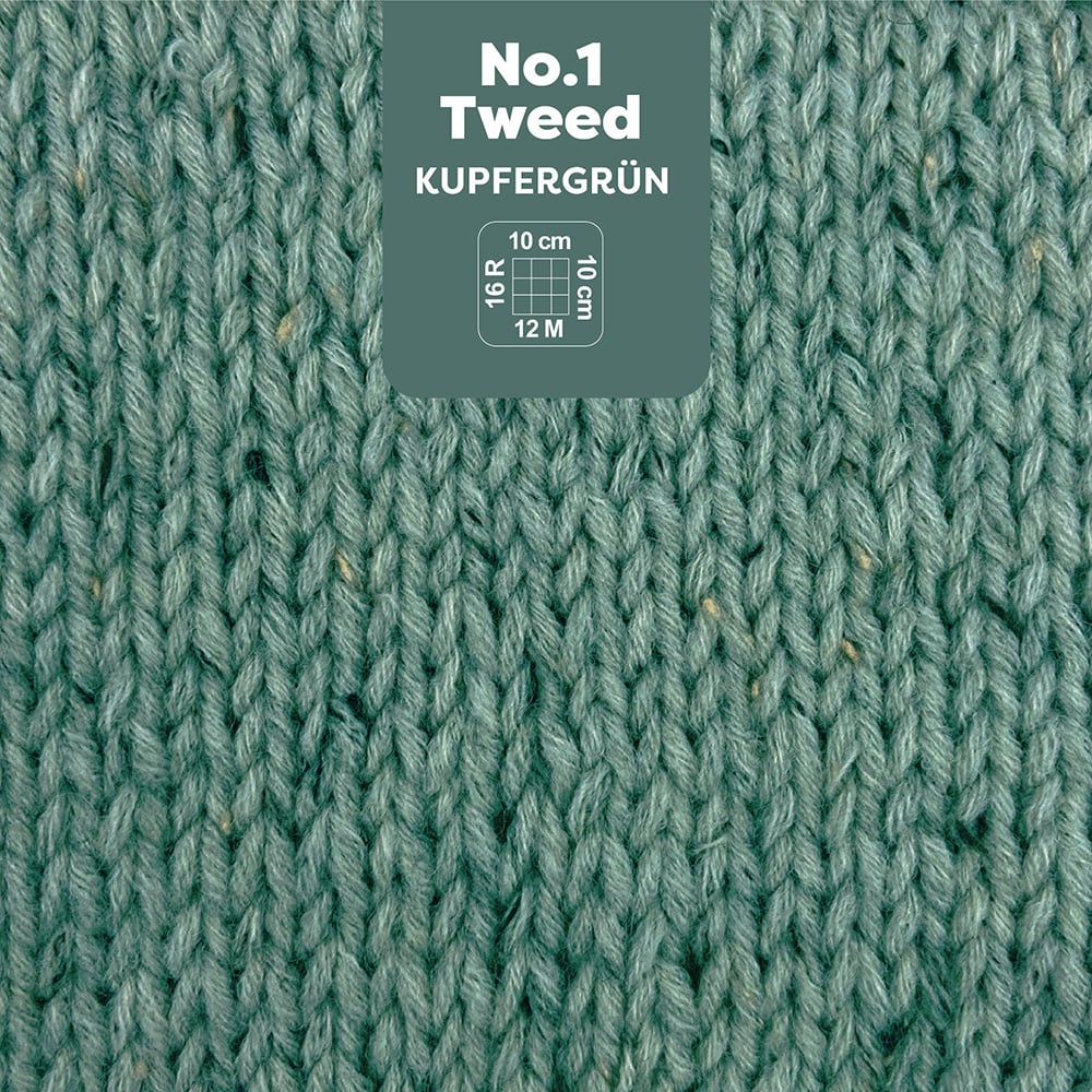 Myboshi Garn No.1 50g - Tweed Copper Green - Bilde 2
