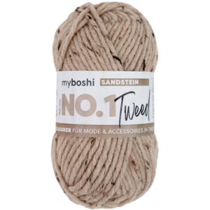 Myboshi Garn No.1 50g - Tweed Sand Stone