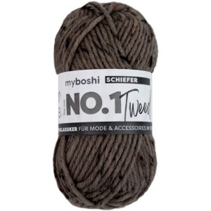 Myboshi Garn No.1 50g - Tweed Slate