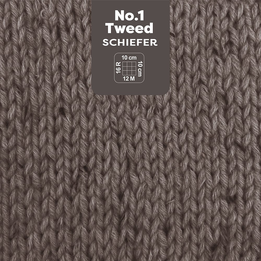 Myboshi Garn No.1 50g - Tweed Slate - Bilde 2