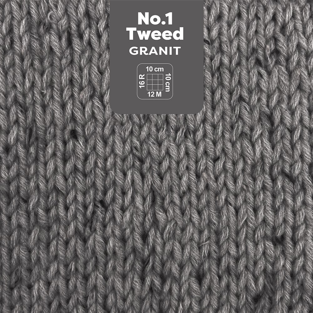 Myboshi Garn No.1 50g - Tweed Granite - Bilde 2