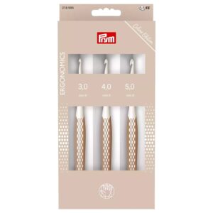 Prym Ergonomics Heklesett - 3mm, 4mm og 5mm