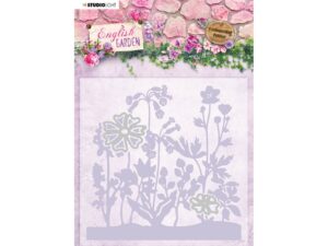 Studio Light Embossing Folder Die Cut - English Garden 04