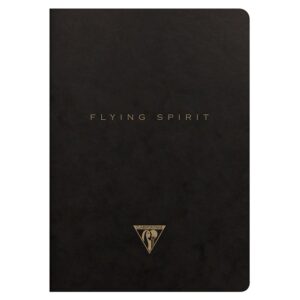 Clairefontaine Flying Spirit - Notatbok A5 - Linjer Sort