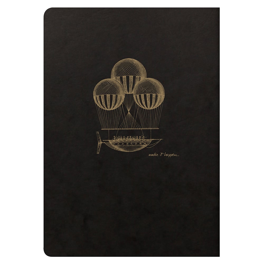 Clairefontaine Flying Spirit - Notatbok A5 - Linjer Sort - Bilde 5