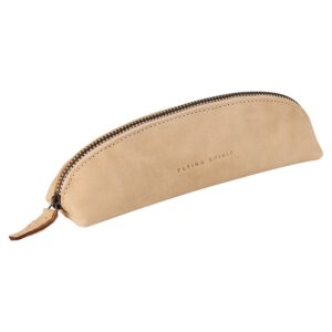 Clairefontaine Flying Spirit - Trekantpennal i skinn - Beige
