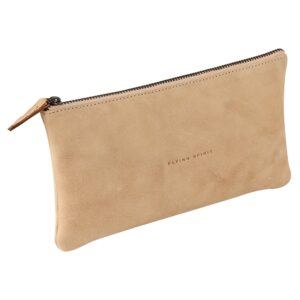 Clairefontaine Flying Spirit - Pennal flatt i skinn - Beige