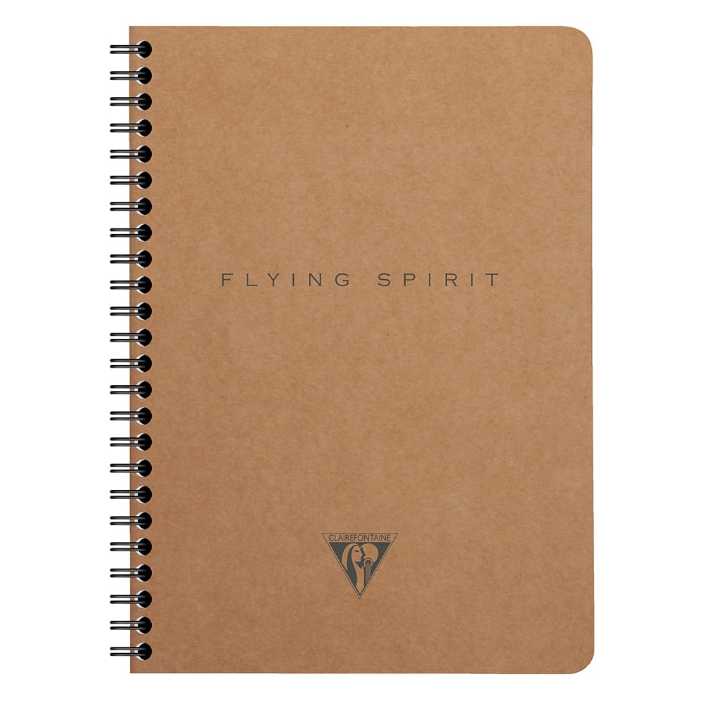 Clairefontaine Flying Spirit Notatbok Spiral A5 Linjer Kraft