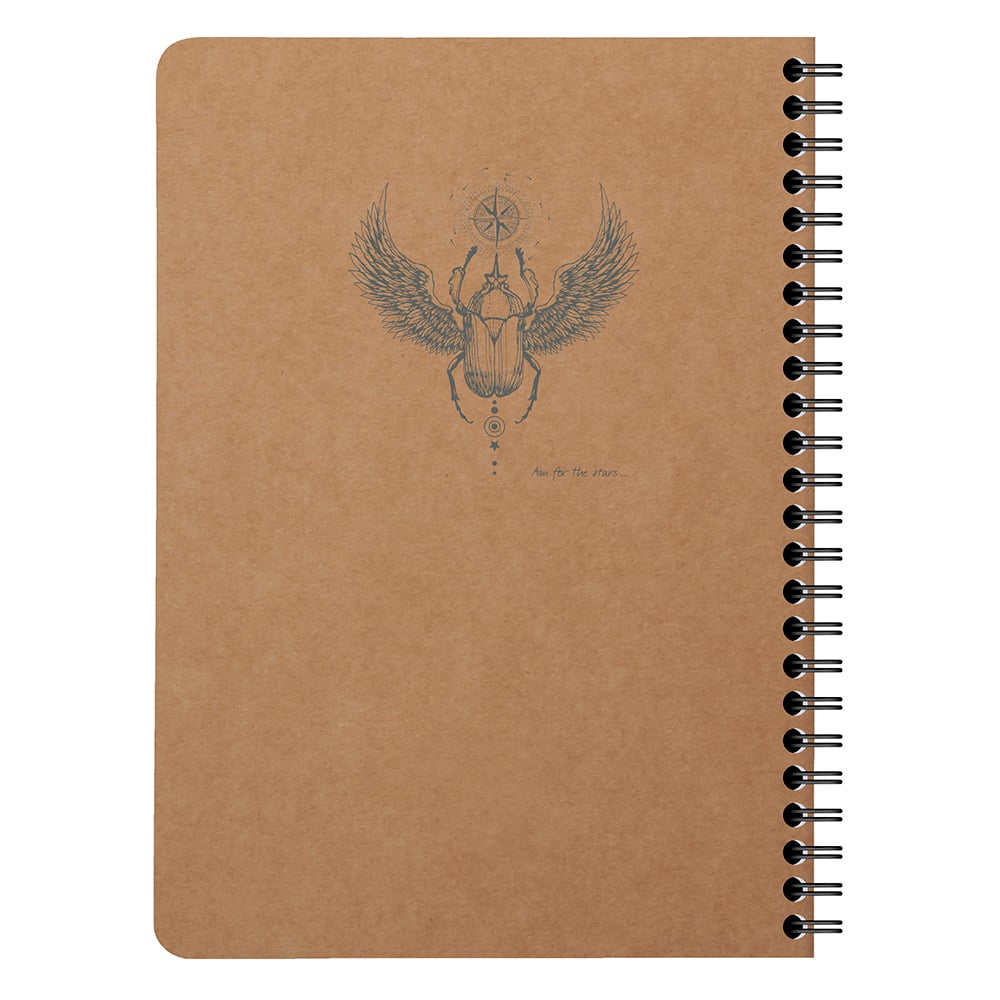 Clairefontaine Flying Spirit Notatbok Spiral A5 Linjer Kraft - Bilde 6