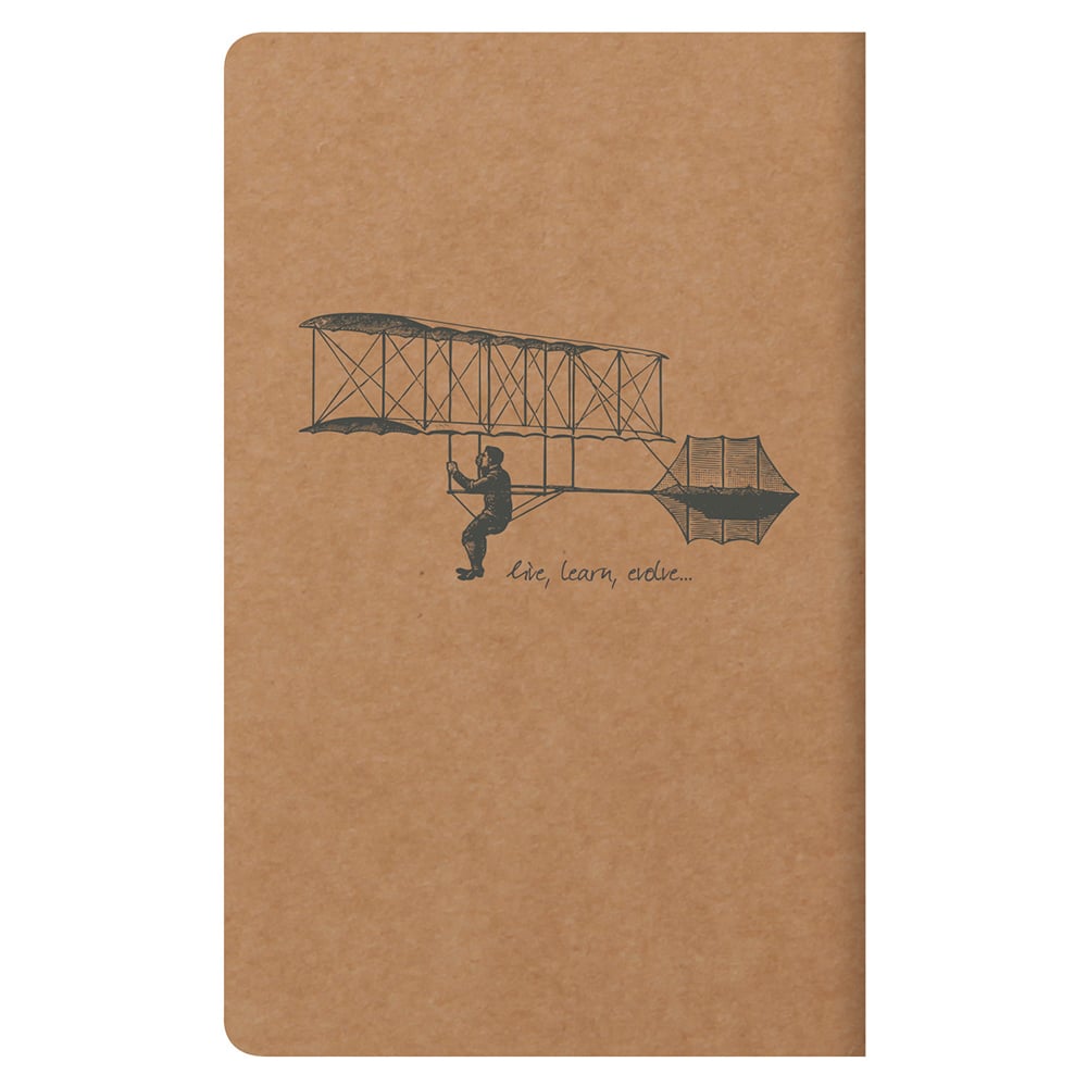 Clairefontaine Flying Spirit Notatbok 7,5x12cm Linjer Kraft - Bilde 3