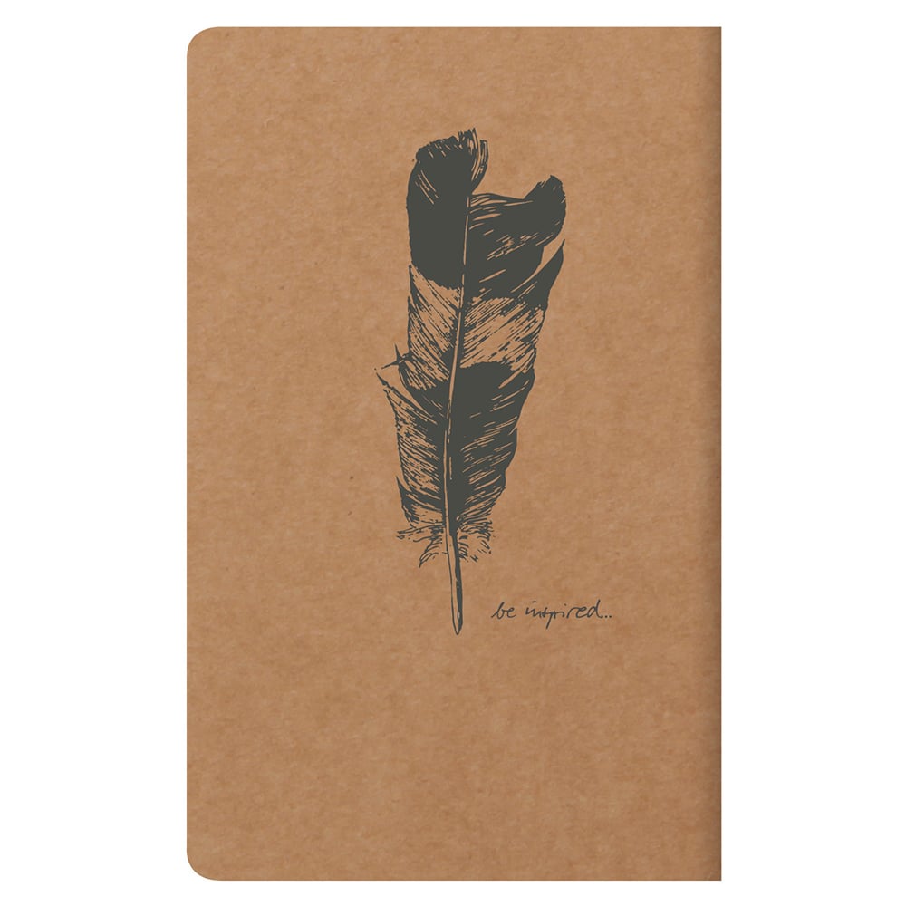 Clairefontaine Flying Spirit Notatbok 7,5x12cm Linjer Kraft - Bilde 4