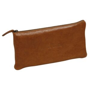Clairefontaine Flying Spirit - Pennal flatt i skinn - Cognac
