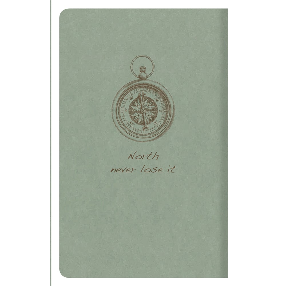 Clairefontaine Flying Spirit Notatbok 7,5x12cm Linjer Grønn - Bilde 6