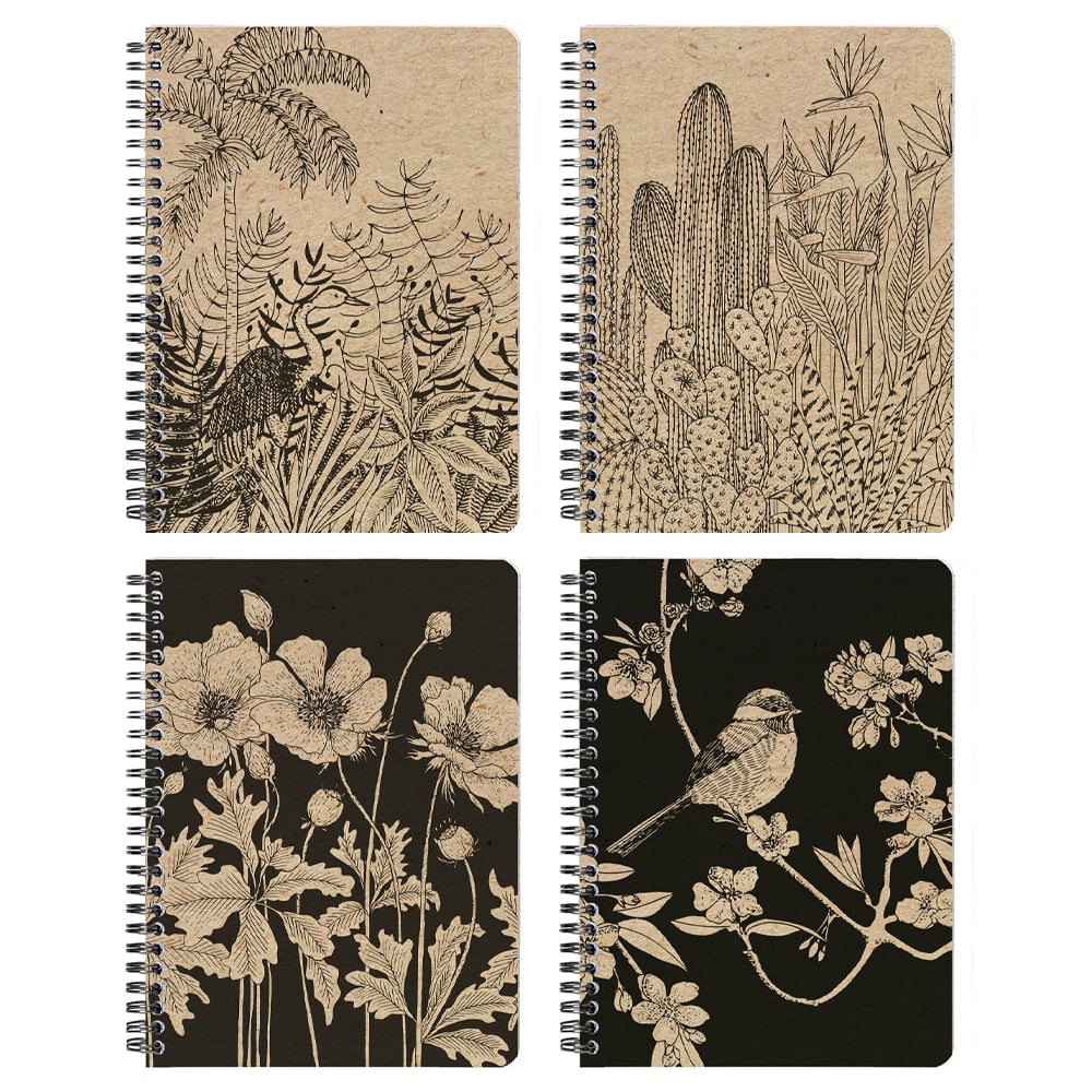 Clairefontaine Le Cerisier Blanc - Notatbok Spiral A5 Linjer