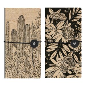 Clairefontaine Le Cerisier Blanc - Notatbok 9x18cm Blank