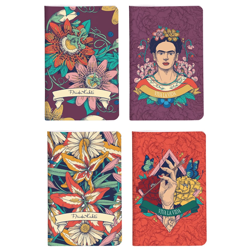 Clairefontaine Frida Kahlo - Notatbok Sydd 7,5x12cm - Blank