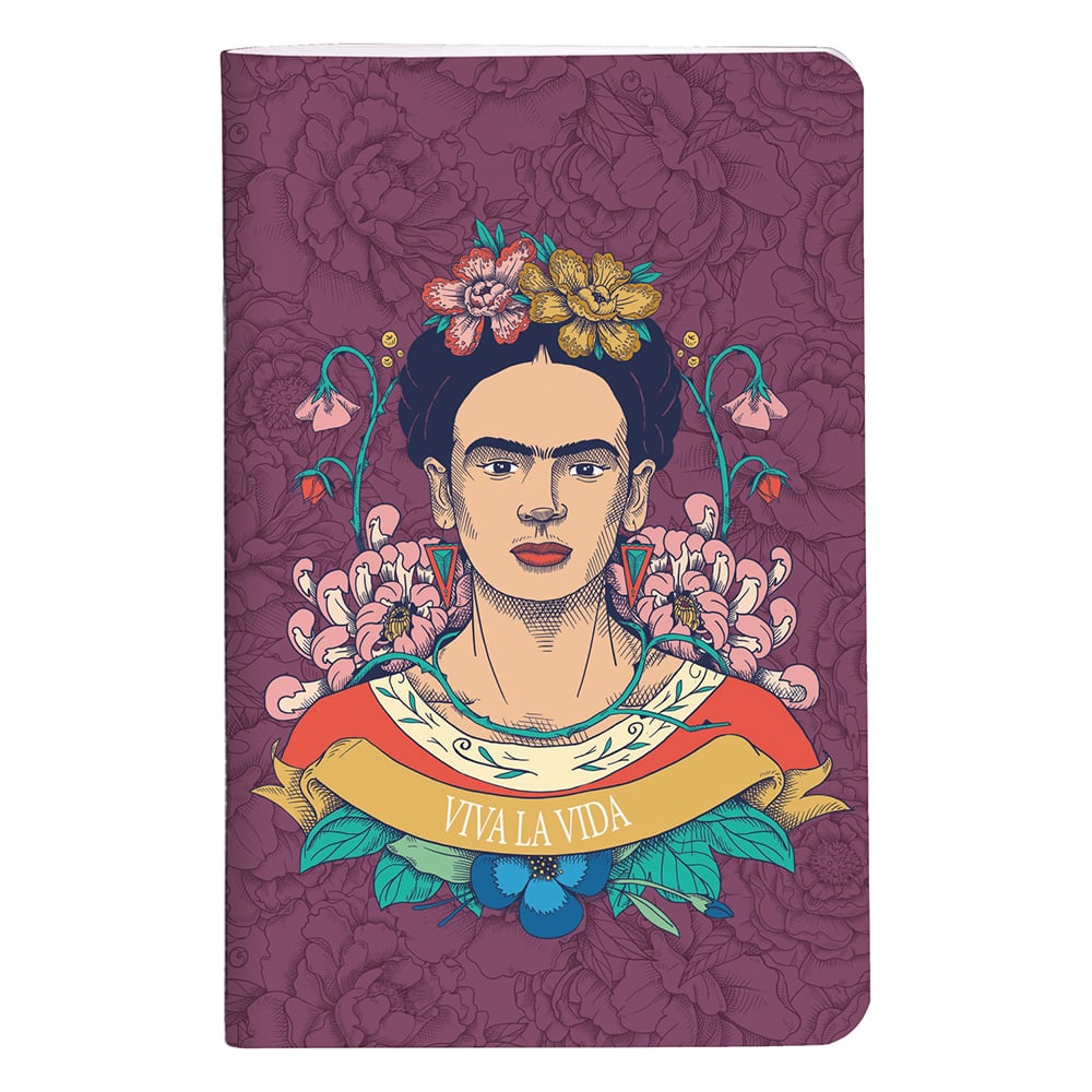 Clairefontaine Frida Kahlo - Notatbok Sydd 7,5x12cm - Blank - Bilde 3