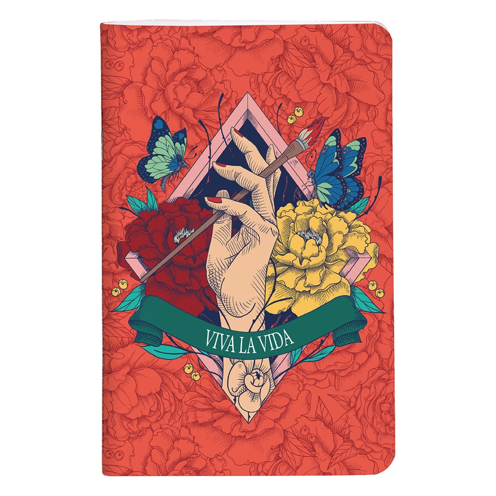 Clairefontaine Frida Kahlo - Notatbok Sydd 7,5x12cm - Blank - Bilde 5