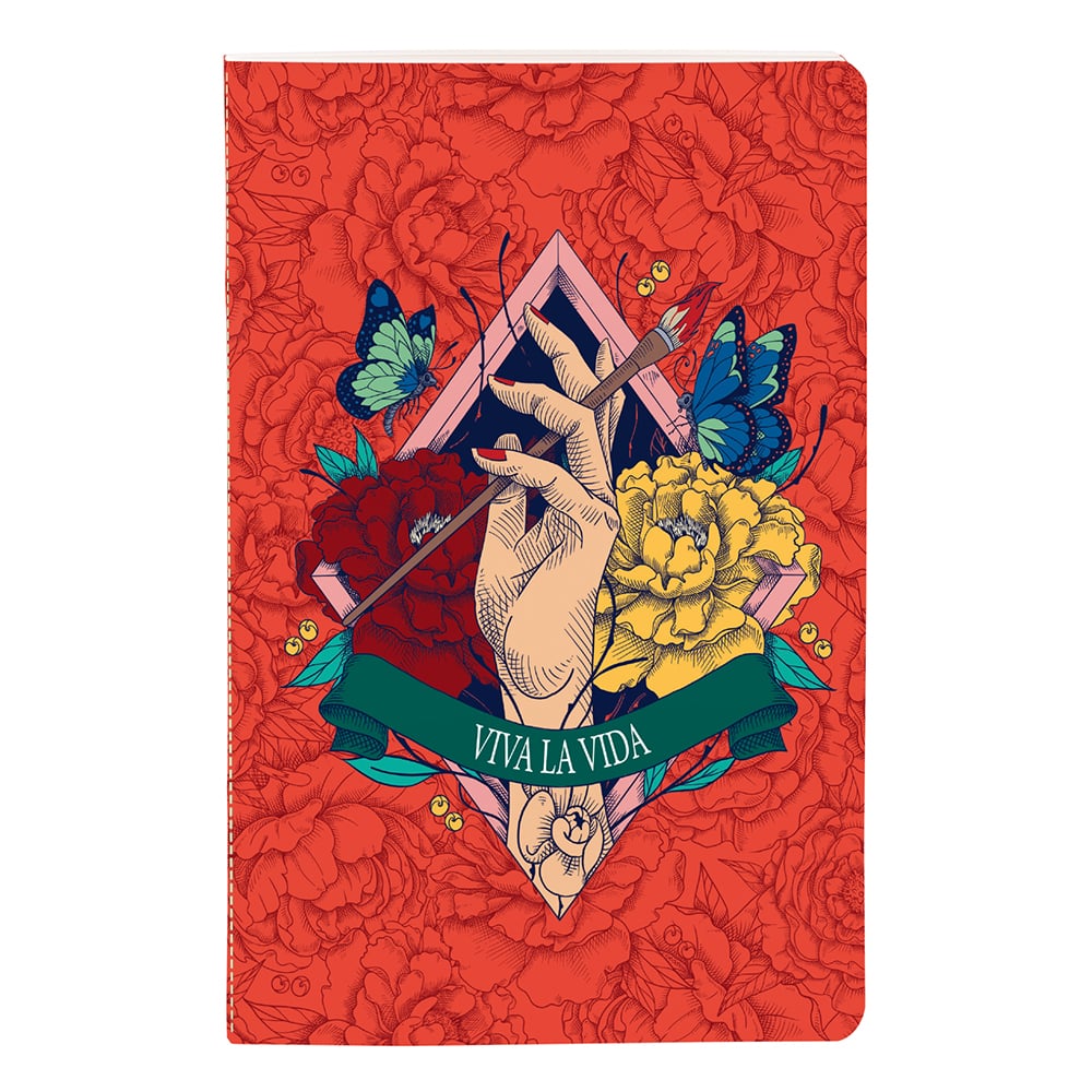 Clairefontaine Frida Kahlo - Notatbok Sydd 9x14cm - Linjert - Bilde 5