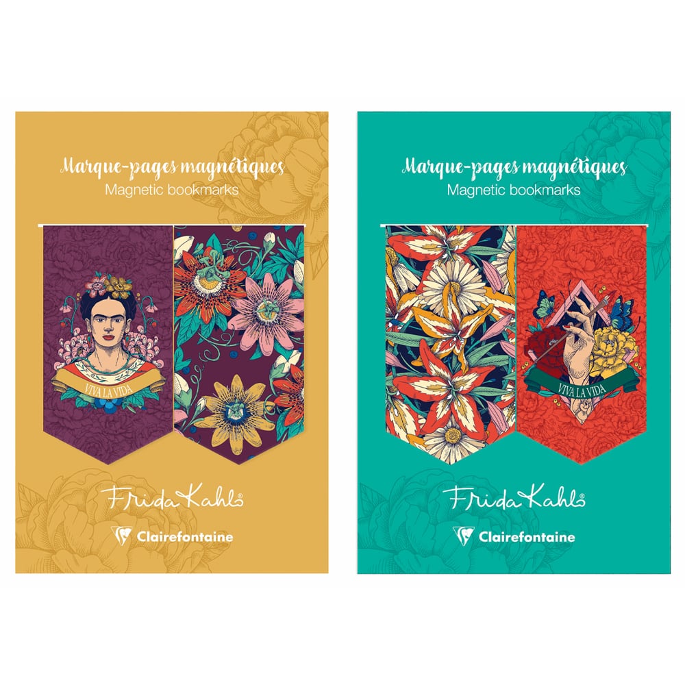 Clairefontaine Frida Kahlo - Magnetisk bokmerke 10,5x15,5cm