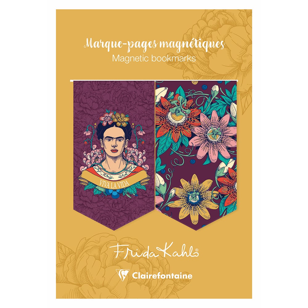 Clairefontaine Frida Kahlo - Magnetisk bokmerke 10,5x15,5cm - Bilde 2