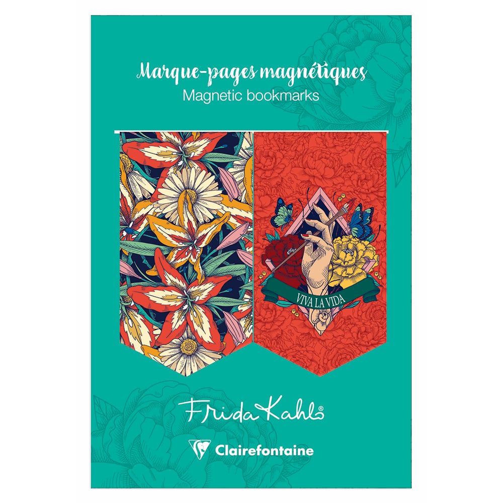 Clairefontaine Frida Kahlo - Magnetisk bokmerke 10,5x15,5cm - Bilde 3
