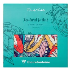 Clairefontaine Frida Kahlo - Sjal 70x70cm i satin