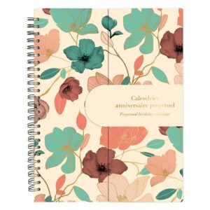Clairefontaine Gaïa Beige - Bursdagskalender 23x17cm